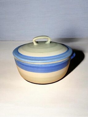 Vintage Chatham Pottery covered casserole dish